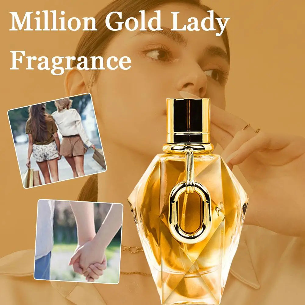 100ml Millions Of Gold Ladies Perfume Lasting Middle East Xiyin Advanced Pull Ring Perfume French Design 2025 New
